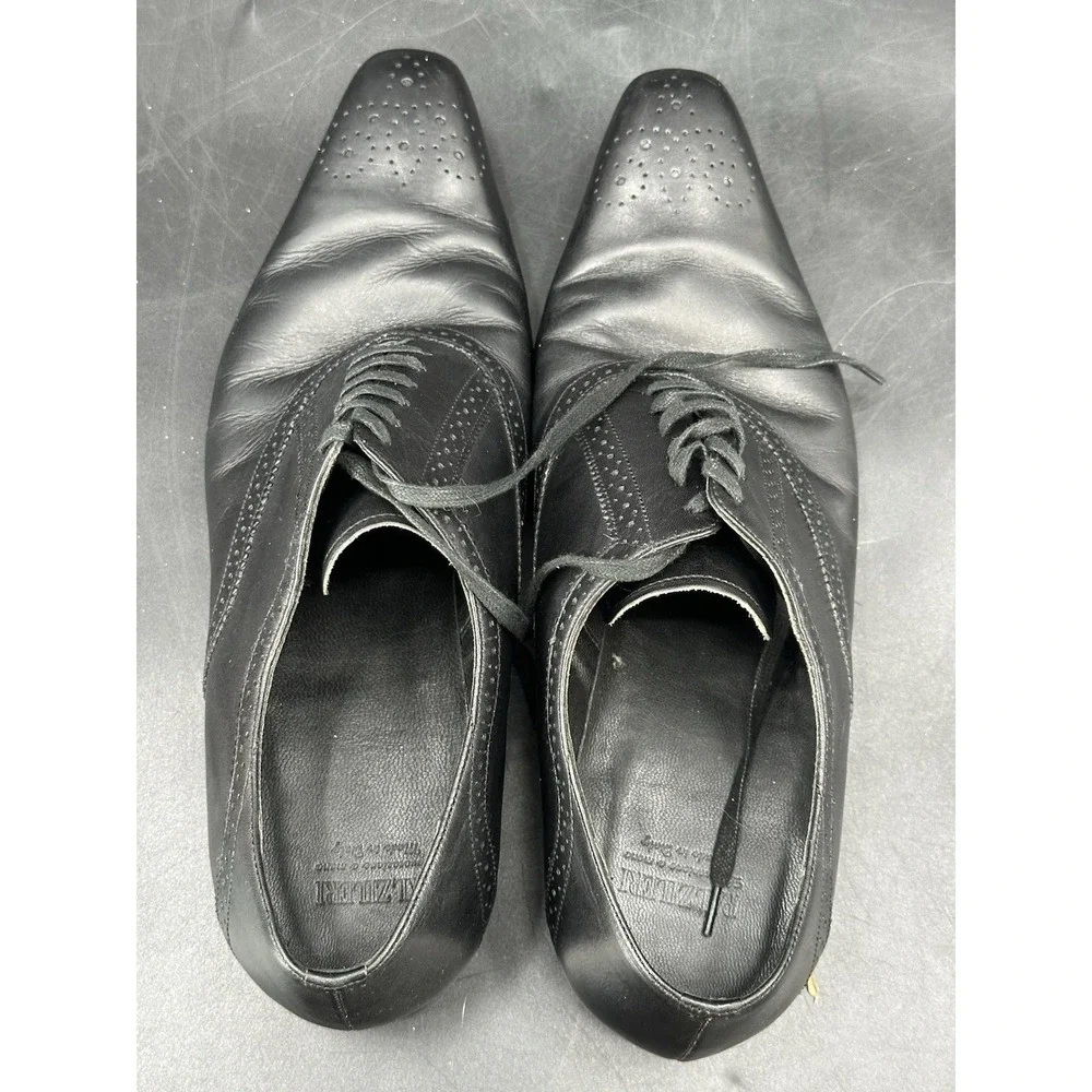 Pal Zileri Whole Cut Oxfords Brown Men's‎ Size 43.5 Black